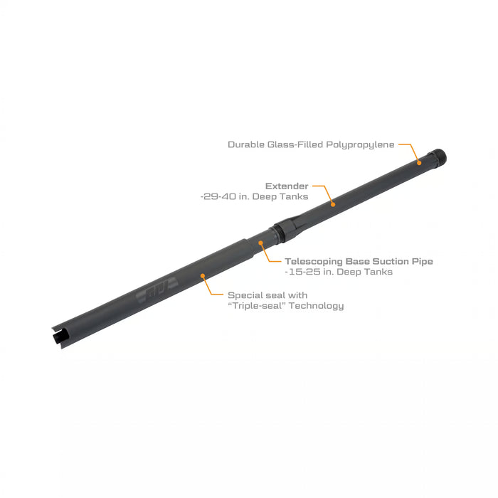 Fuel Transfer Pumps 1-Inch NPT Telescoping Composite Suction Pipe