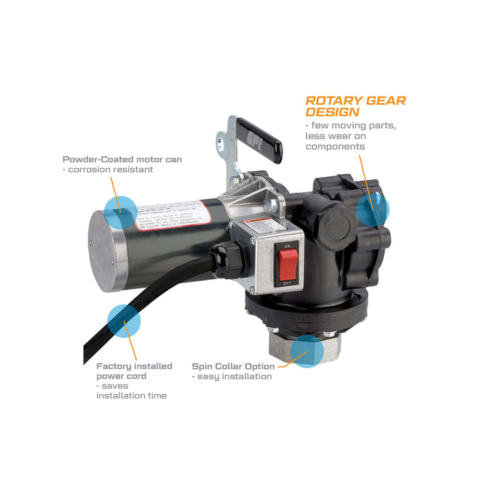 12V and 115V Chemical Transfer Pumps