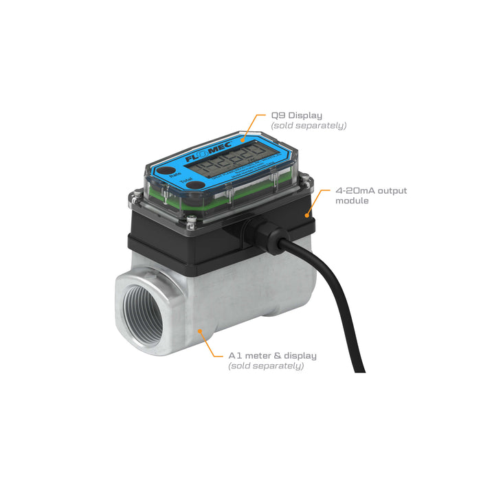 FLOMEC 4-20mA Output Module for Turbine Flow Meters