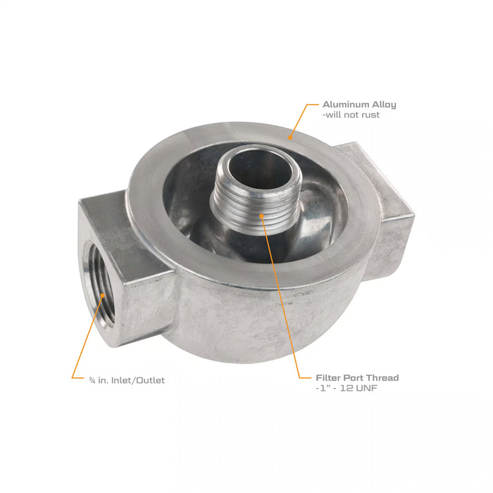 Fuel Transfer Pumps 3/4-Inch NPT 18 GPM Aluminum Filter Adapter