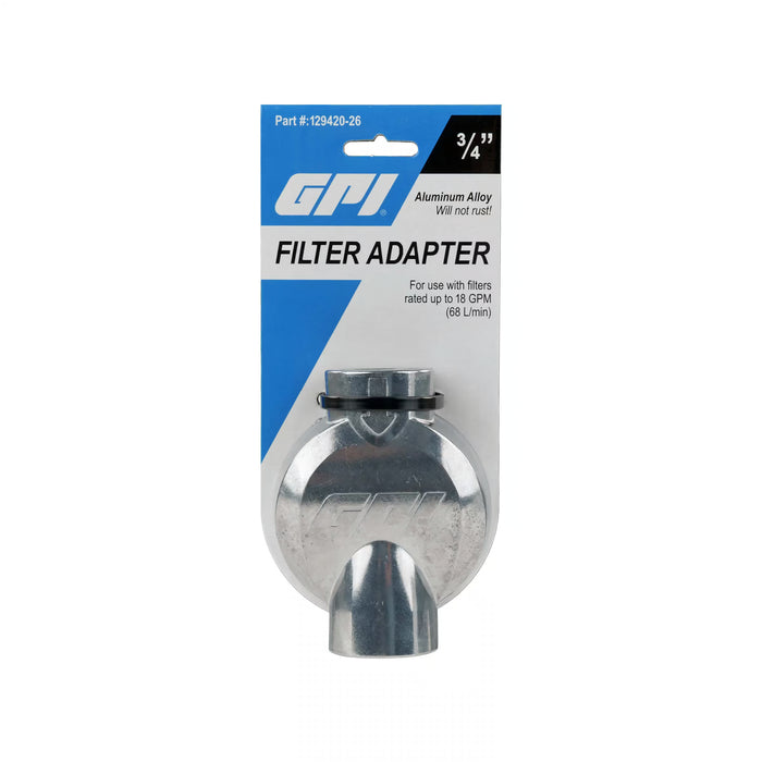 Fuel Transfer Pumps 3/4-Inch NPT 18 GPM Aluminum Filter Adapter