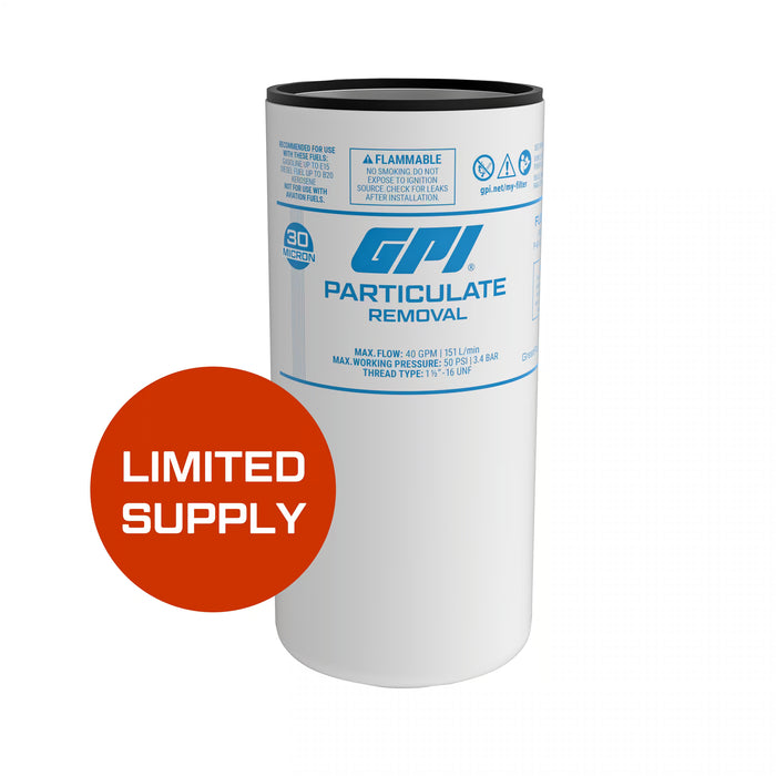 LIMITED SUPPLY - Fuel Transfer Pumps up to 40 GPM 30 Micron Particulate Filter
