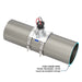 FLOMEC QS200 Ultrasonic insertion irrigation flow sensor with saddle mounted on 6.625-inch ASME Pipe