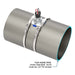 FLOMEC QS200 Ultrasonic insertion irrigation flow sensor with saddle mounted on 12.75-inch ASME Pipe