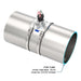 FLOMEC QS200 Ultrasonic insertion irrigation flow sensor with saddle mounted on 10-inch metal tube