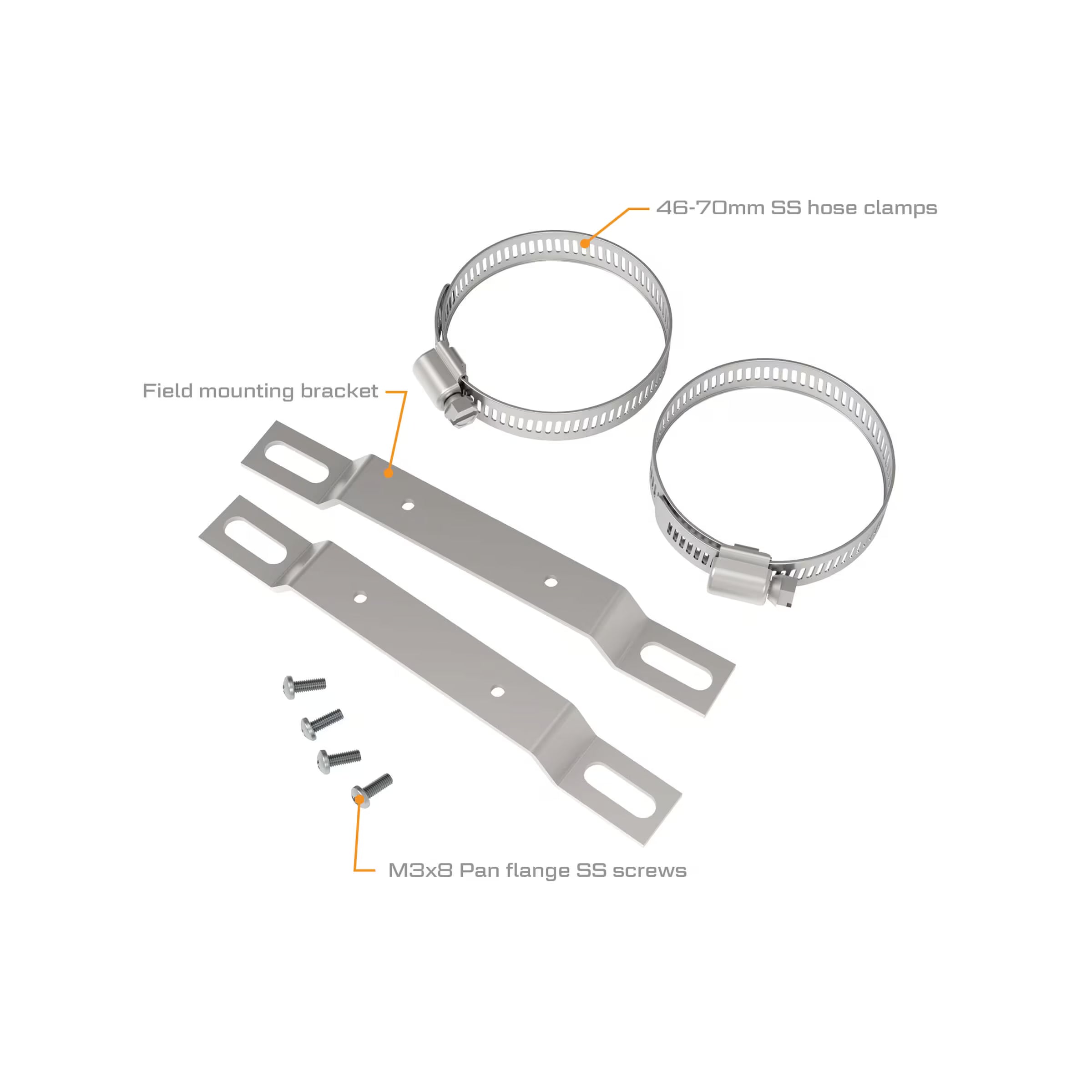 2-inch Pipe Mounting Kit for Displays