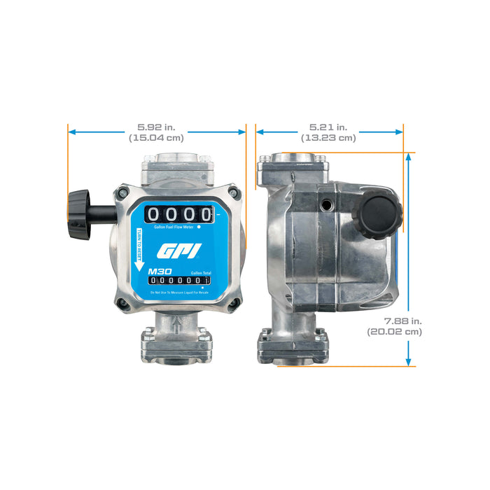 5-30 GPM Modular Mechanical Fuel Meter