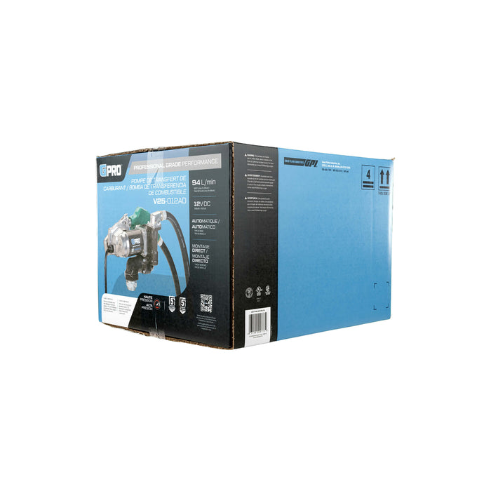 GPRO 25GPM 12V Fuel Transfer Pump