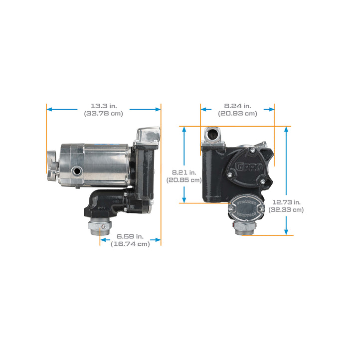GPRO 20 GPM 115V FUEL TRANSFER PUMP for REMOTE DISPENSER