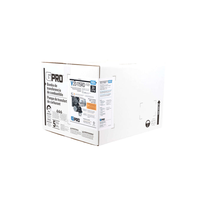 GPRO 20 GPM 115V FUEL TRANSFER PUMP for REMOTE DISPENSER