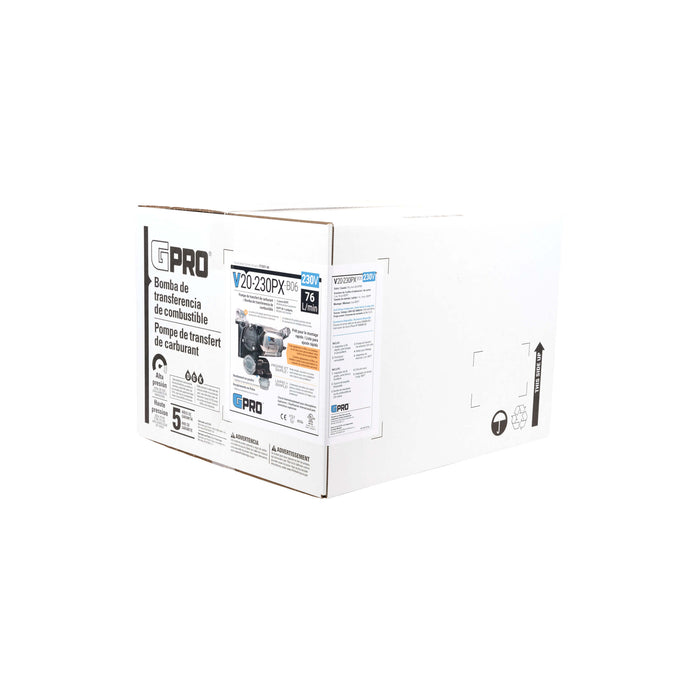 GPRO IECEx-ATEX-CE APPROVED 76 L/min 230V FUEL TRANSFER PUMP, BSPP Thread Type