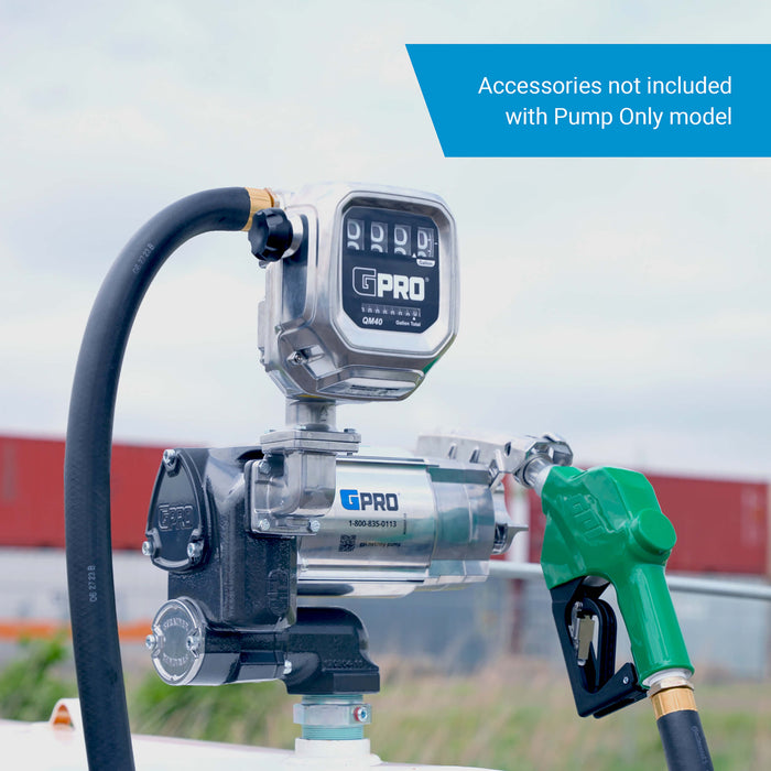 GPRO 35 GPM 120V Fuel Transfer Pump with 2-40 GPM Fuel Meter