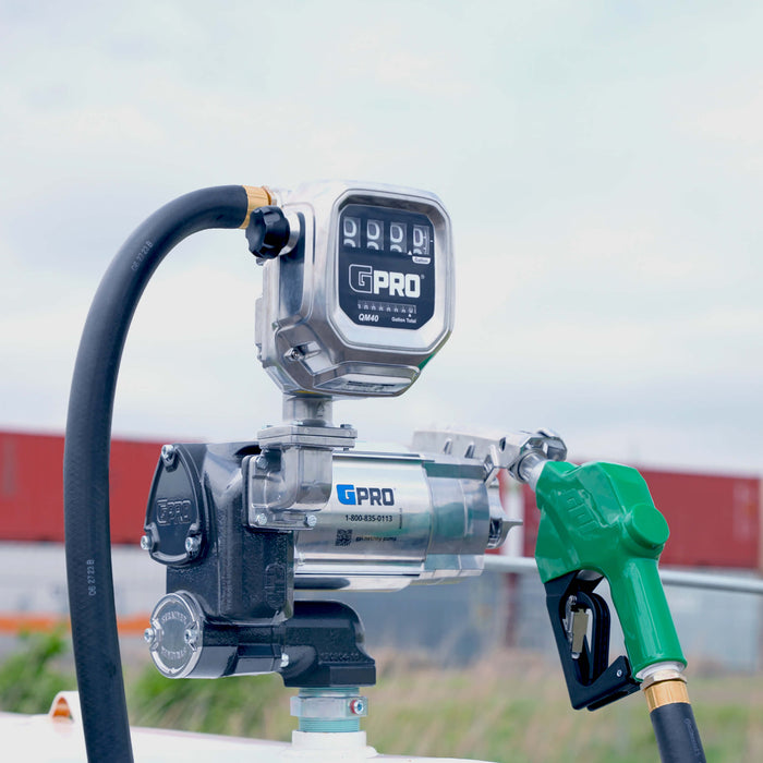 GPRO 35 GPM 120V Fuel Transfer Pump with 2-40 GPM Fuel Meter