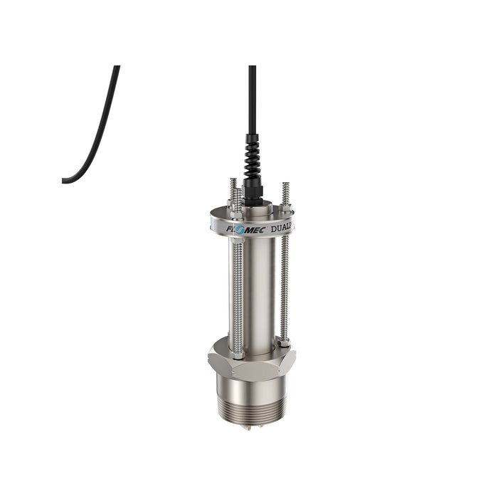Paddlewheel Insertion Meter, Hall Effect, Stainless Steel Body for Water and Solvents