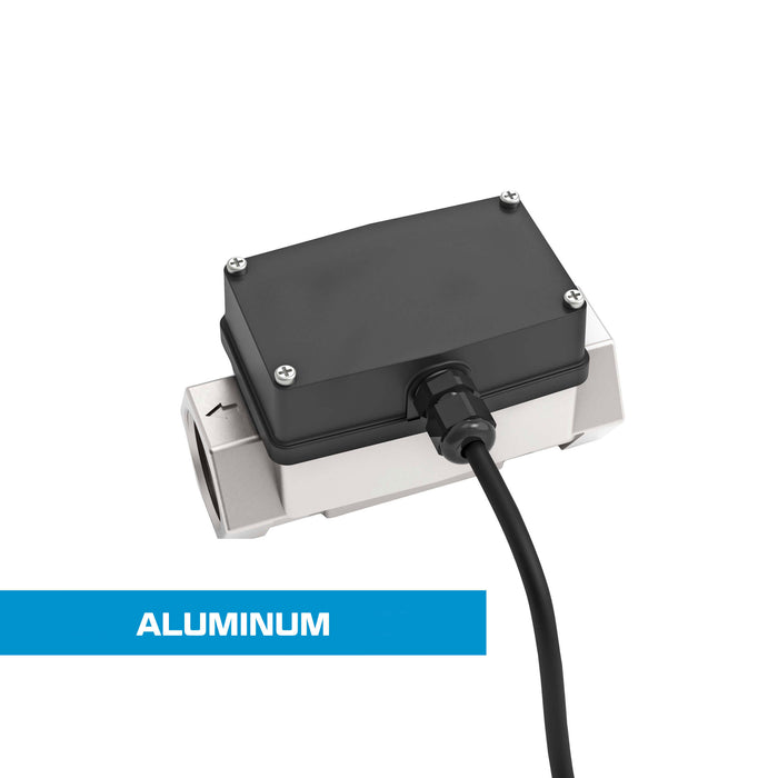 Turbine Flow Meter, Aluminum Body for Solvents