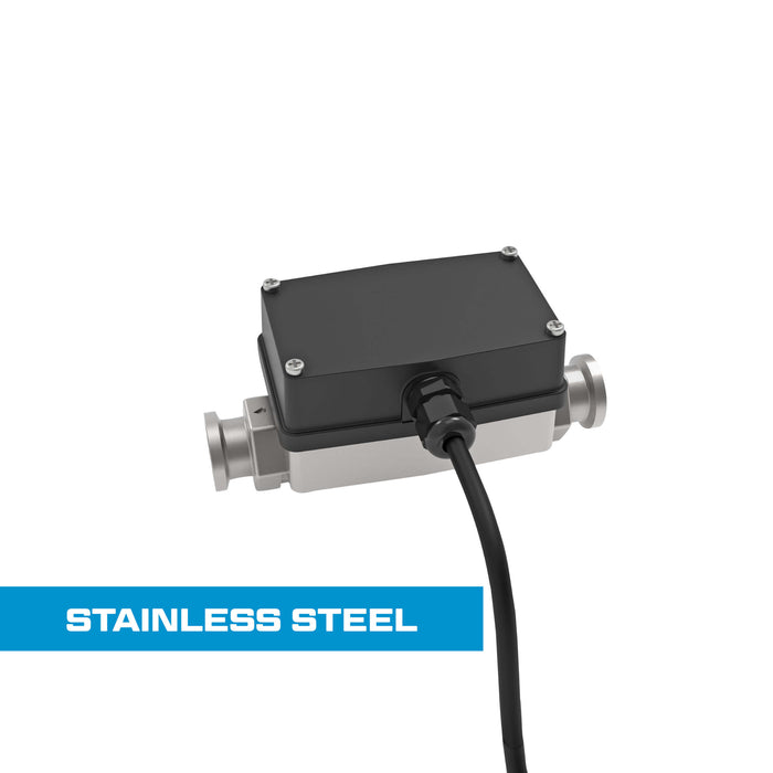 Turbine Flow Meter, Stainless Steel Body for Petro Chem, Water, and Solvents