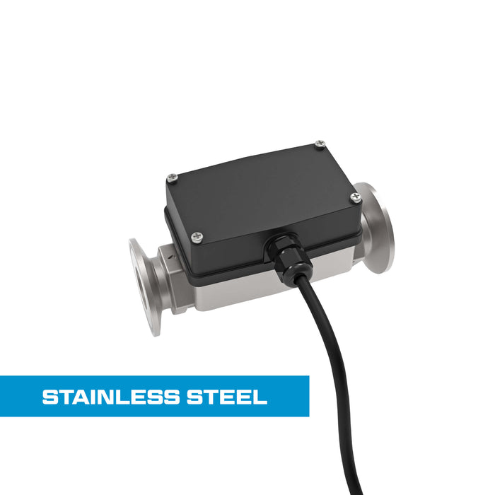 Turbine Flow Meter, Stainless Steel Body for Petro Chem, Water, and Solvents