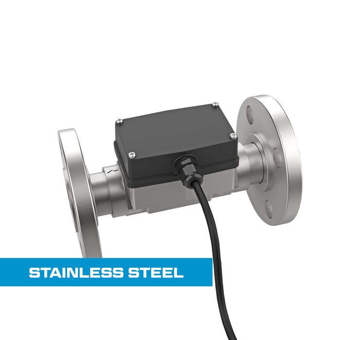Turbine Flow Meter, Stainless Steel Body for Petro Chem, Water, and Solvents