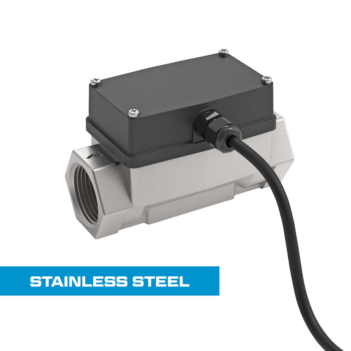 Turbine Flow Meter, Stainless Steel Body for Petro Chem, Water, and Solvents