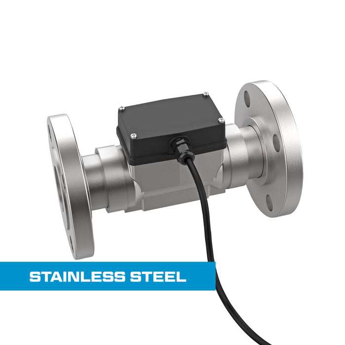 Turbine Flow Meter, Stainless Steel Body for Petro Chem, Water, and Solvents
