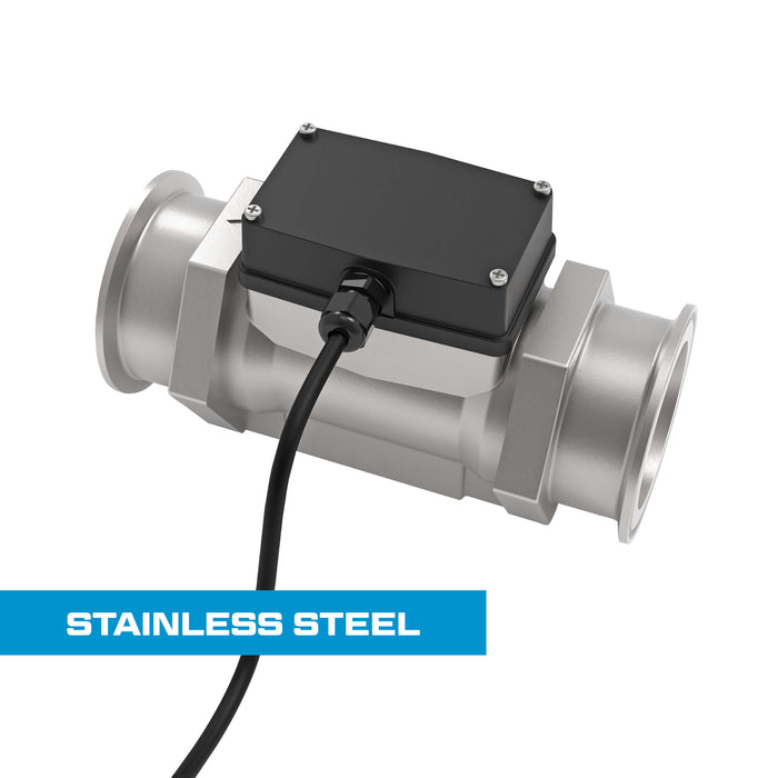 Turbine Flow Meter, Stainless Steel Body for Petro Chem, Water, and Solvents