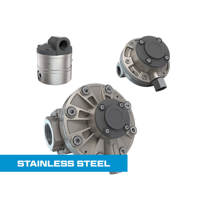 Oval Gear Flow Meter, Stainless Steel Body For Clean Light Acids and Lubricants