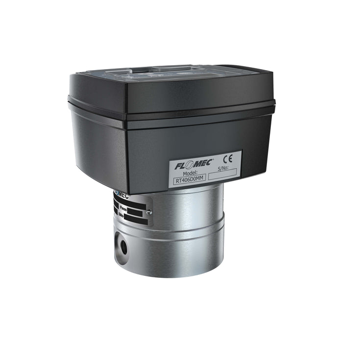 Oval Gear Flow Meter, Local Display, Pulse Out, Aluminum Body For Clean Solvents and Fuel Additives