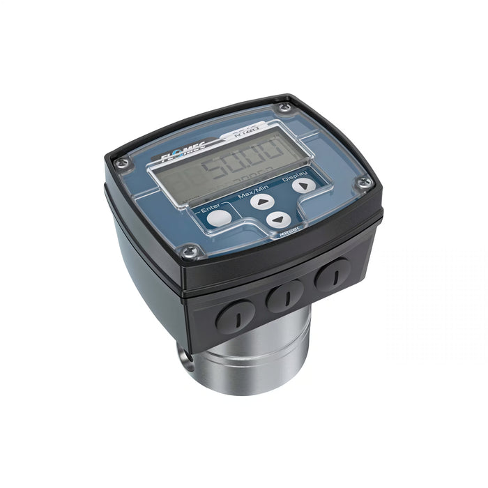 Oval Gear Flow Meter, Local Display, Pulse Out, Aluminum Body For Clean Solvents and Fuel Additives