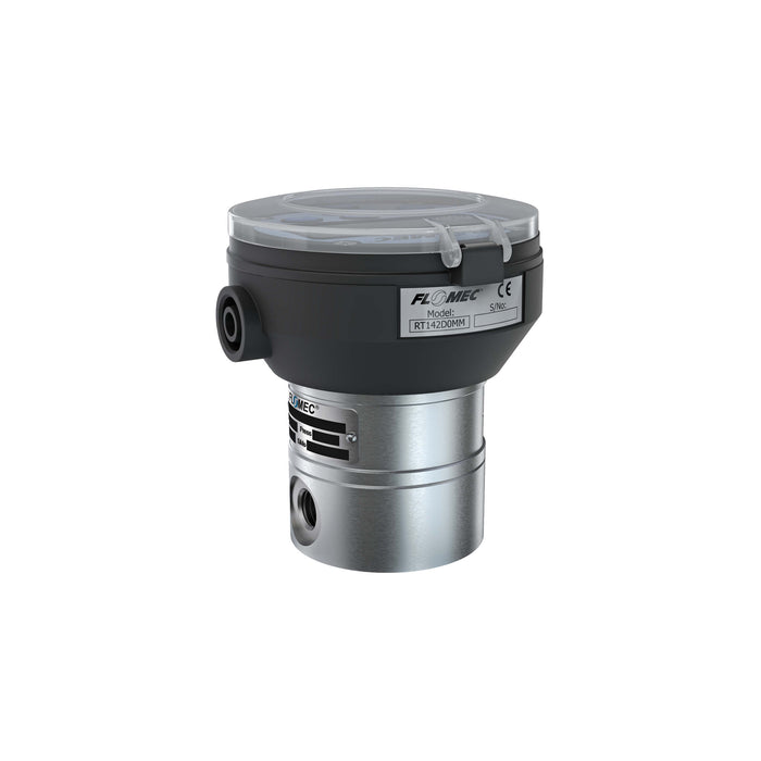 Oval Gear Flow Meter, Local Display, Pulse Out, 4-20mA, Aluminum Body For Clean Solvents and Fuel Additives