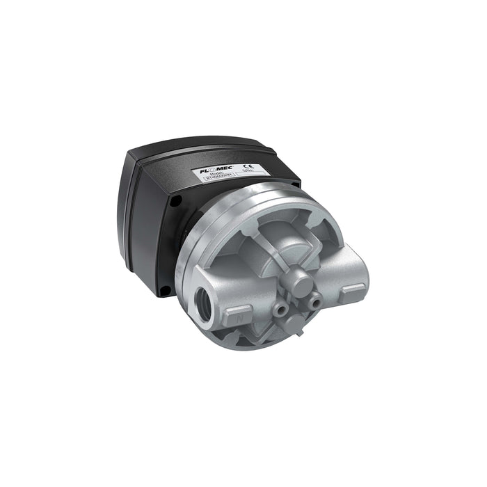 Oval Gear Flow Meter, Local Display, Pulse Out, Aluminum Body For Clean Solvents and Fuel Additives