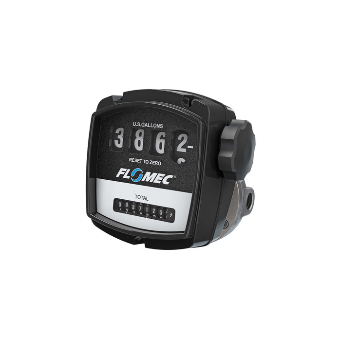 Oval Gear Flow Meter, Mechanical Display, Stainless Steel Body For Clean Light Acids and Lubricants