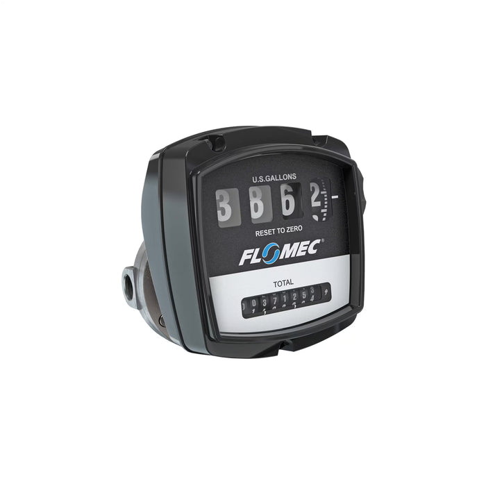 Oval Gear Flow Meter, Mechanical Display, Stainless Steel Body For Clean Light Acids and Lubricants