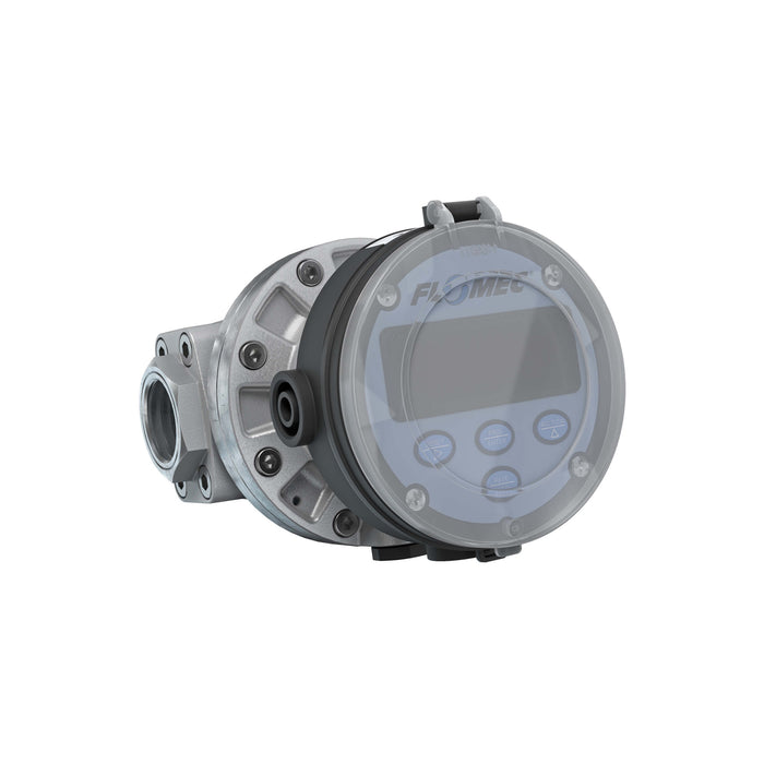 Oval Gear Flow Meter, Local Display, Pulse Out, 4-20mA, Aluminum Body For Clean Solvents and Fuel Additives