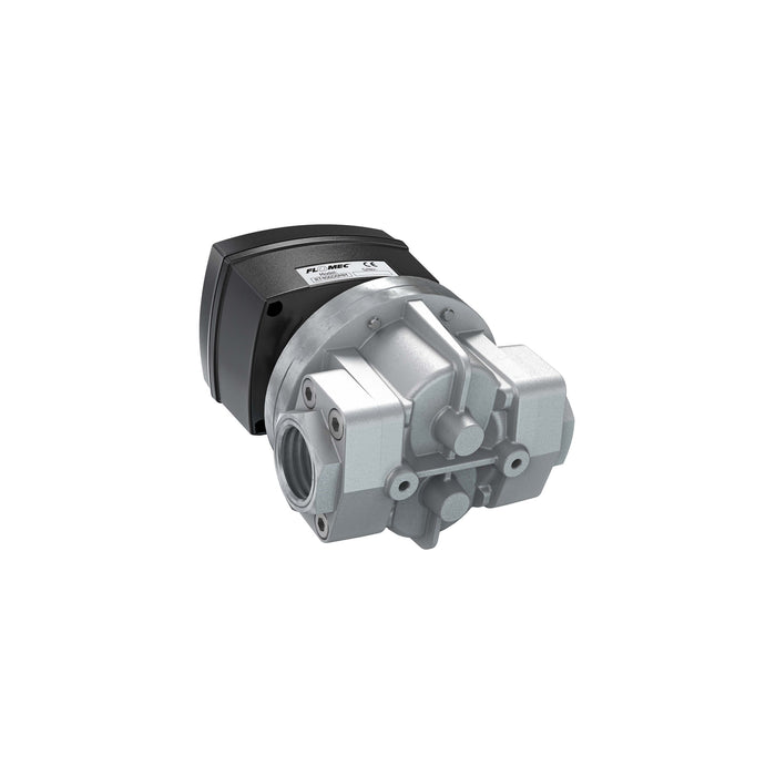 Oval Gear Flow Meter, Local Display, Pulse Out, Aluminum Body For Clean Solvents and Fuel Additives