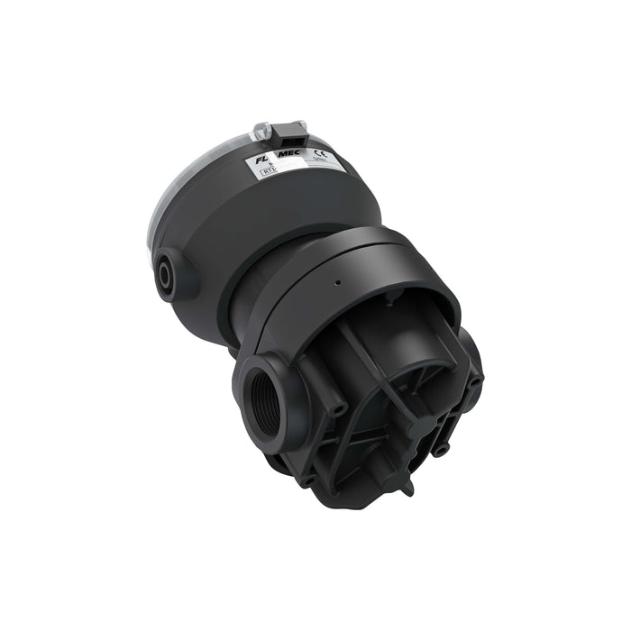 Oval Gear Flow Meter, Local Display, Pulse Out, 4-20mA, PPS Body For DEF, Herbicides, and Pesticides