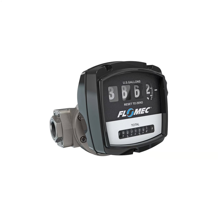 Oval Gear Flow Meter, Mechanical Display, Stainless Steel Body For Clean Light Acids and Lubricants