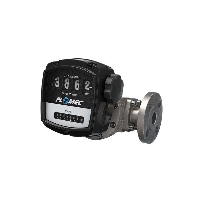 Oval Gear Flow Meter, Mechanical Display, Stainless Steel Body For Clean Light Acids and Lubricants