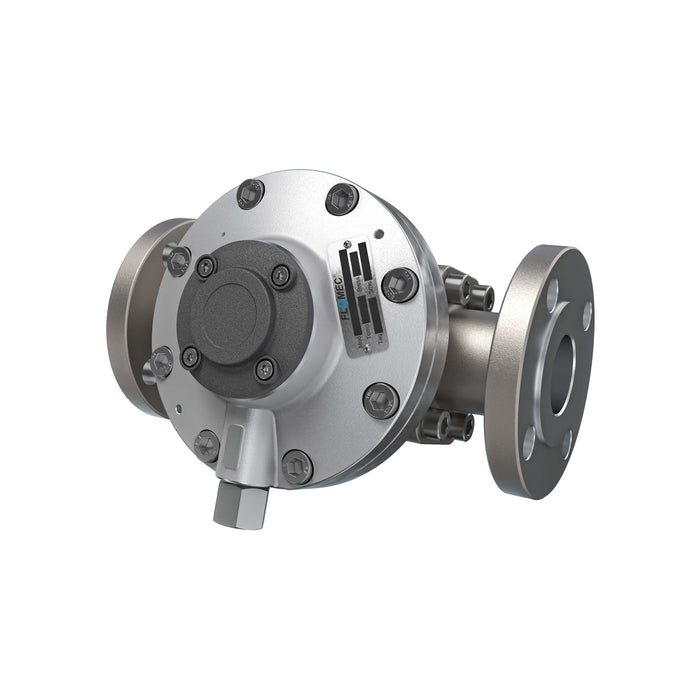 Oval Gear Flow Meter, Aluminum Body For Clean Solvents and Fuel Additives