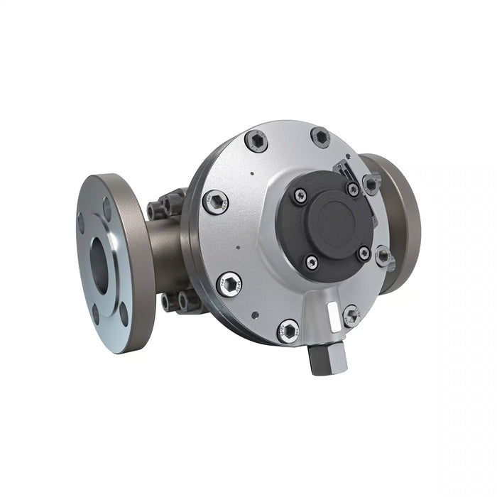 Oval Gear Flow Meter, Aluminum Body For Clean Solvents and Fuel Additives