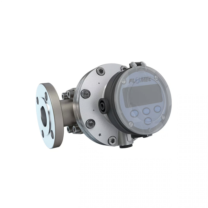 Oval Gear Flow Meter, Local Display, Pulse Out, 4-20mA, Aluminum Body For Clean Solvents and Fuel Additives