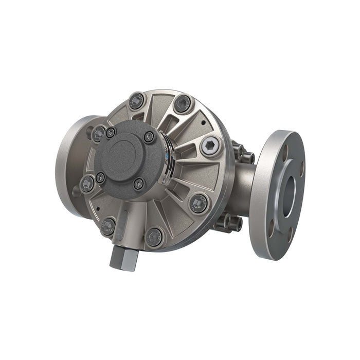 Oval Gear Flow Meter, Stainless Steel Body For Clean Light Acids and Lubricants