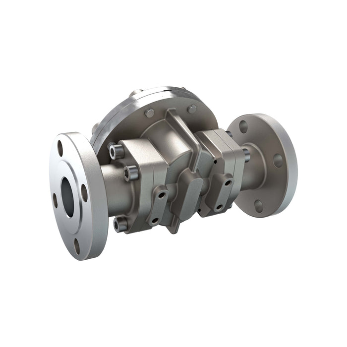 Oval Gear Flow Meter, Stainless Steel Body For Clean Light Acids and Lubricants