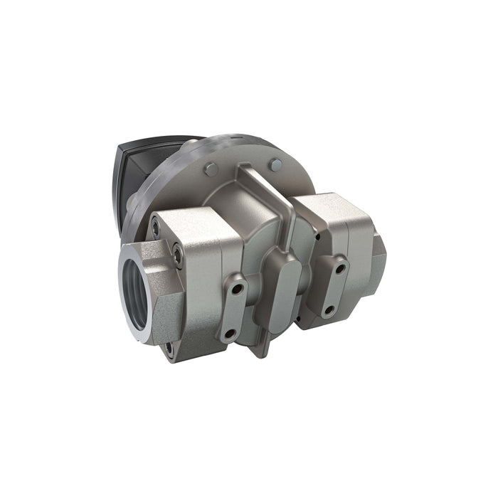 Oval Gear Flow Meter, Local Display, Pulse Out, Stainless Steel Body For Clean Light Acids and Lubricants