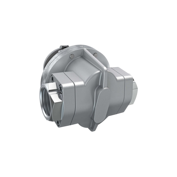 Oval Gear Flow Meter, Local Display, Pulse Out, 4-20mA, Aluminum Body For Clean Solvents and Fuel Additives
