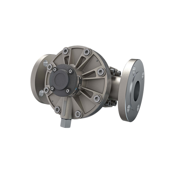 Oval Gear Flow Meter, Stainless Steel Body For Clean Light Acids and Lubricants