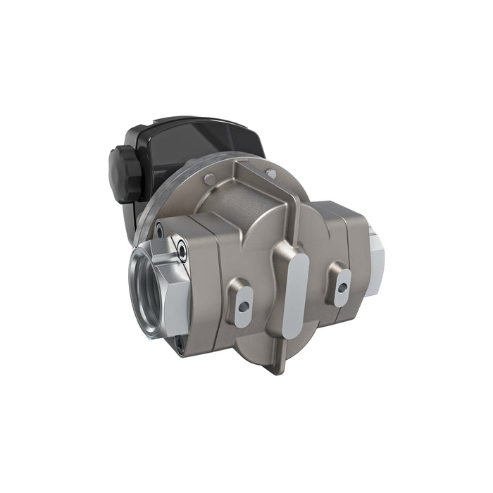Oval Gear Flow Meter, Mechanical Display, Stainless Steel Body For Clean Light Acids and Lubricants