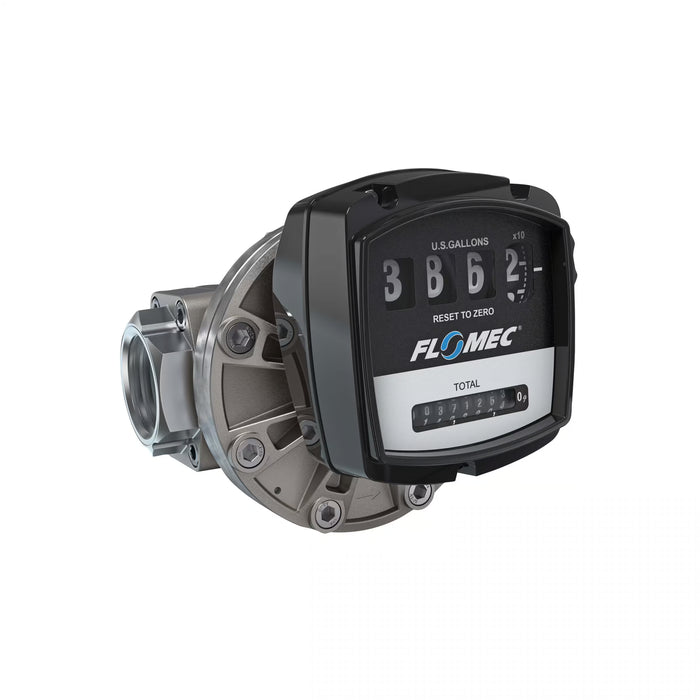 Oval Gear Flow Meter, Mechanical Display, Stainless Steel Body For Clean Light Acids and Lubricants