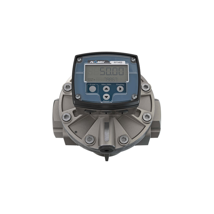 Oval Gear Flow Meter, Local Display, Pulse Out, Stainless Steel Body For Clean Light Acids and Lubricants