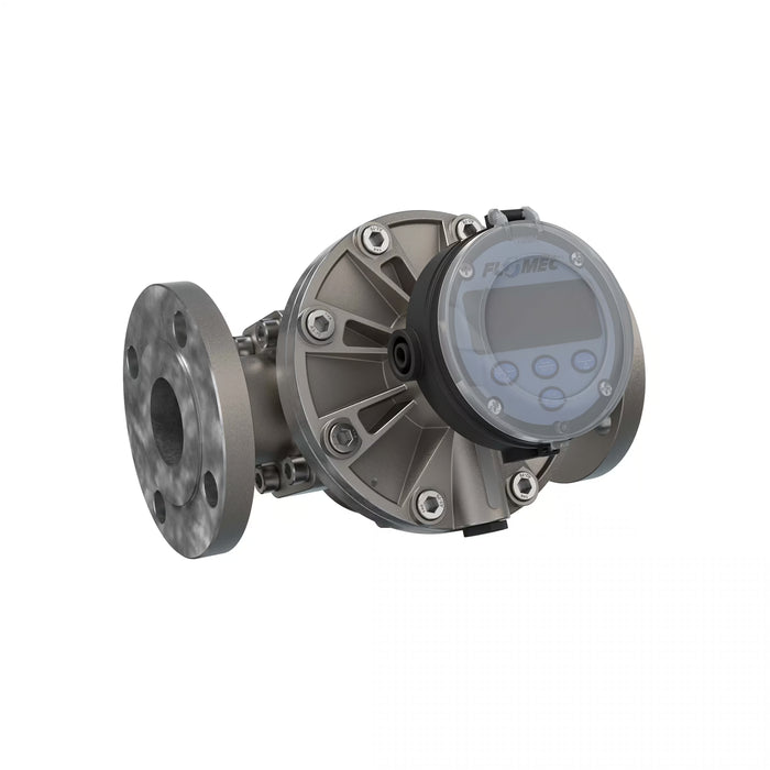 Oval Gear Flow Meter, Local Display, Pulse Out, 4-20mA, Stainless Steel Body For Clean Light Acids and Lubricants
