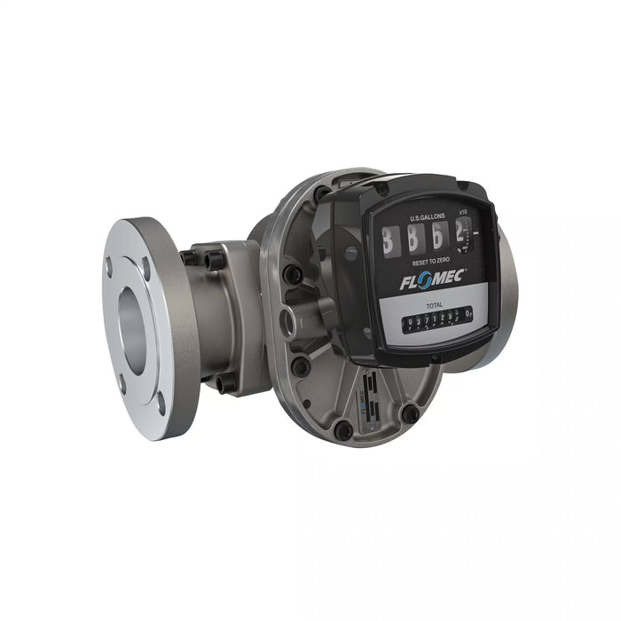 Oval Gear Flow Meter, Mechanical Display, Stainless Steel Body For Clean Light Acids and Lubricants